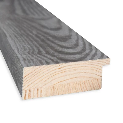 Amanti Art Bridge Petite Bevel Wood Bathroom Wall Mirror - Image 2