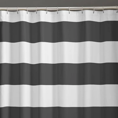 Porter Striped Shower Curtain Gray - Zenna Home - Image 3