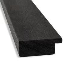 22" X 28" Non-Beveled Rustic Plank Espresso Narrow Bathroom Wall Mirror - Amanti Art