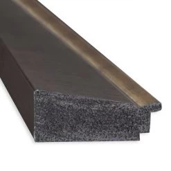 23" X 29" Non-Beveled Lined Bathroom Wall Mirror Bronze - Amanti Art