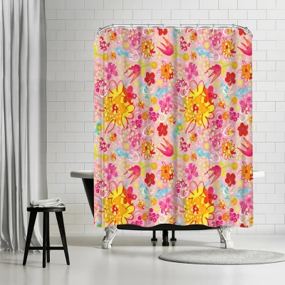 Americanflat 71" X 74" Shower Curtain By Kristine Lombardi - Image 4