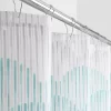 Ombre Wave Shower Curtain Aqua - Allure Home Creations