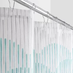 Ombre Wave Shower Curtain Aqua - Allure Home Creations