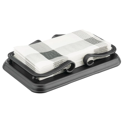 MDesign Metal Guest Disposable Paper Hand Towel Storage - Image 10