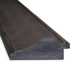 42" X 30" Non-Beveled Varied Black Bathroom Wall Mirror - Amanti Art