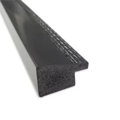 Amanti Art Avon Black Narrow Non-Beveled Bathroom Wall Mirror