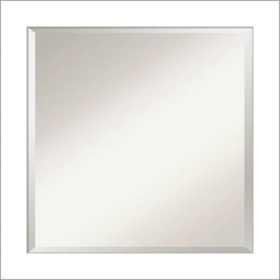 Wedge Framed Bathroom Vanity Wall Mirror White - Amanti Art - Image 13