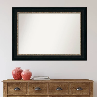 43" X 31" Non-Beveled Paragon Bathroom Wall Mirror Bronze - Amanti Art - Image 6