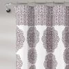 Stripe Medallion Shower Curtain - Lush Décor