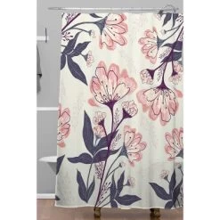 Rosebud Studio Spring Harmony Shower Curtain Pink - Deny Designs