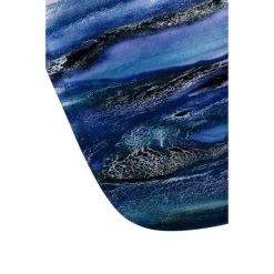 Iris Lehnhardt Floating Memory Foam Bath Mat Blue - Deny Designs