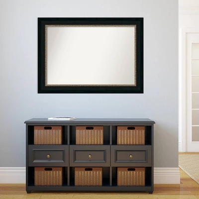 43" X 31" Non-Beveled Paragon Bathroom Wall Mirror Bronze - Amanti Art - Image 4