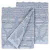 Set Of 2 Alev Jacquard Hand Towels Blue - Linum Home Textiles
