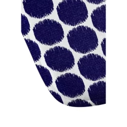 Natalie Baca Ikat Ovals Memory Foam Bath Mat Blue - Deny Designs