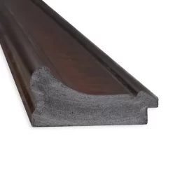 45" X 34" Non-Beveled Vogue Bronze Bathroom Wall Mirror - Amanti Art