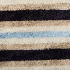 Cotton Modern Stripe 2-Piece Quick Drying Bath Towel Set By Blue Nile Mills