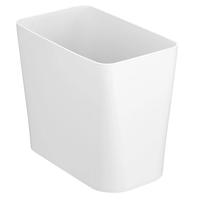 MDesign Rectangular Trash Can Wastebasket, Garbage Bin - Plastic - Image 3