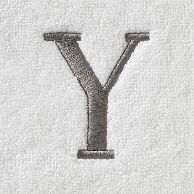 2pc Casual Monogram 'Y' Hand Towels - SKL Home