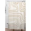 Iveta Abolina Coeur Shower Curtain Neutral - Deny Designs
