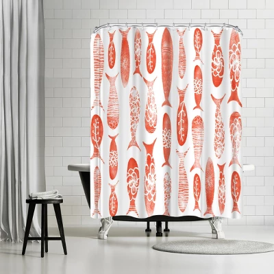 Americanflat 71" X 74" Shower Curtain By Kristine Lombardi - Image 6