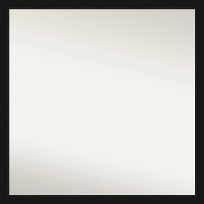 Amanti Art Avon Black Narrow Non-Beveled Bathroom Wall Mirror - Image 12