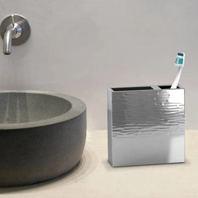 Metropolitan Metal Toothbrush Holder - Nu Steel - Image 5