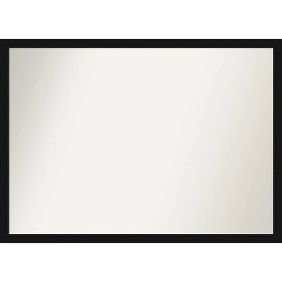 Amanti Art Avon Black Narrow Non-Beveled Bathroom Wall Mirror - Image 13
