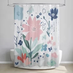 Summer Flower Shower Curtain - Allure Home Creations