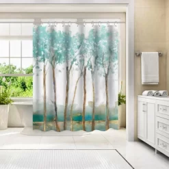 Americanflat 71" X 74" Shower Curtain Style 1 By PI Creative Art - Available In Variety Of Styles