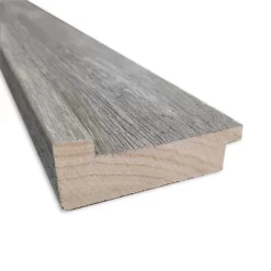 23" X 29" Non-Beveled Regis Barnwood Gray Wood Bathroom Wall Mirror - Amanti Art