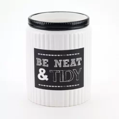 Avanti Chalk It Up Waste Basket - White