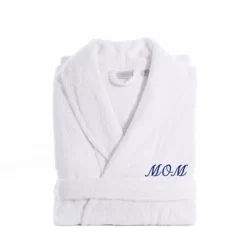 L/XL Mom Bathrobe White - Linum Home Textiles