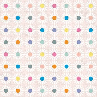 Schatzi Brown Retro Jumbo Daisy Pastel Shower Curtain Pink - Deny Designs - Image 2