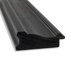 34" X 28" Non-Beveled Shipwreck Black Bathroom Wall Mirror - Amanti Art