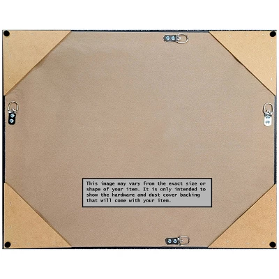 45" X 34" Non-Beveled Paragon Bathroom Wall Mirror Bronze - Amanti Art - Image 3