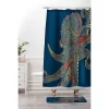 Valentina Ramos Azzuli Shower Curtain Navy - Deny Designs