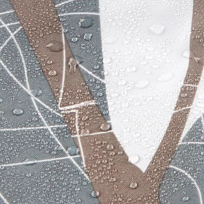 Forest Shower Curtains White/Brown - IDESIGN - Image 3