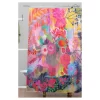 Floral Tropical Shower Curtain Pink - Deny Designs
