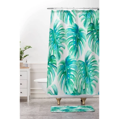Jacqueline Maldonado Paradise Palms Bath Rugs And Mats Green 24" X 36" - Deny Designs - Image 3