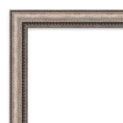 44" X 34" Lyla Ornate Framed Bathroom Vanity Wall Mirror Silver - Amanti Art - Image 2
