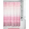 Metallic Ombre Striped Shower Curtain - Allure Home Creations