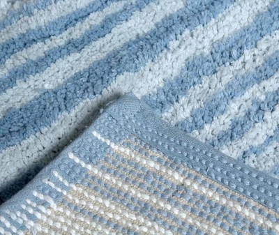 Gradiation Rug Collection Cotton Tufted Bath Rug - Home Weavers - Image 3