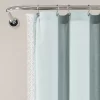Rosalie Shower Curtain Blue - Lush Décor