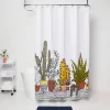Plants Print Shower Curtain Green - Room Essentials™