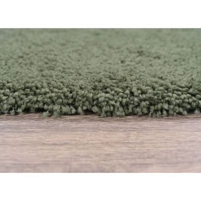 5pc Serendipity Shaggy Nylon Washable Bathroom Rug Set Deep Fern - Garland Rug - Image 2