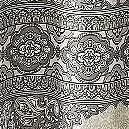 Kate Aurora French Chateau Paisley Chic Premium Fabric Shower Curtain