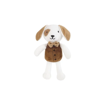 Hudson Baby Unisex Baby Plush Bathrobe And Toy Set, Dog, One Size - Image 2