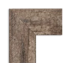 Amanti Art Owl Brown Petite Bevel Wood Bathroom Wall Mirror 29.5 X 23.5 In.