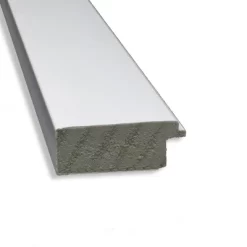 41" X 30" Non-Beveled Cabinet Narrow Bathroom Wall Mirror White - Amanti Art