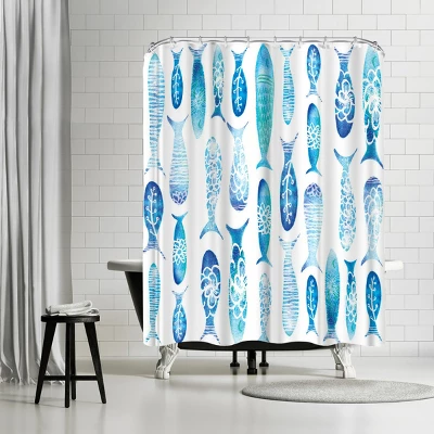 Americanflat 71" X 74" Shower Curtain By Kristine Lombardi - Image 5
